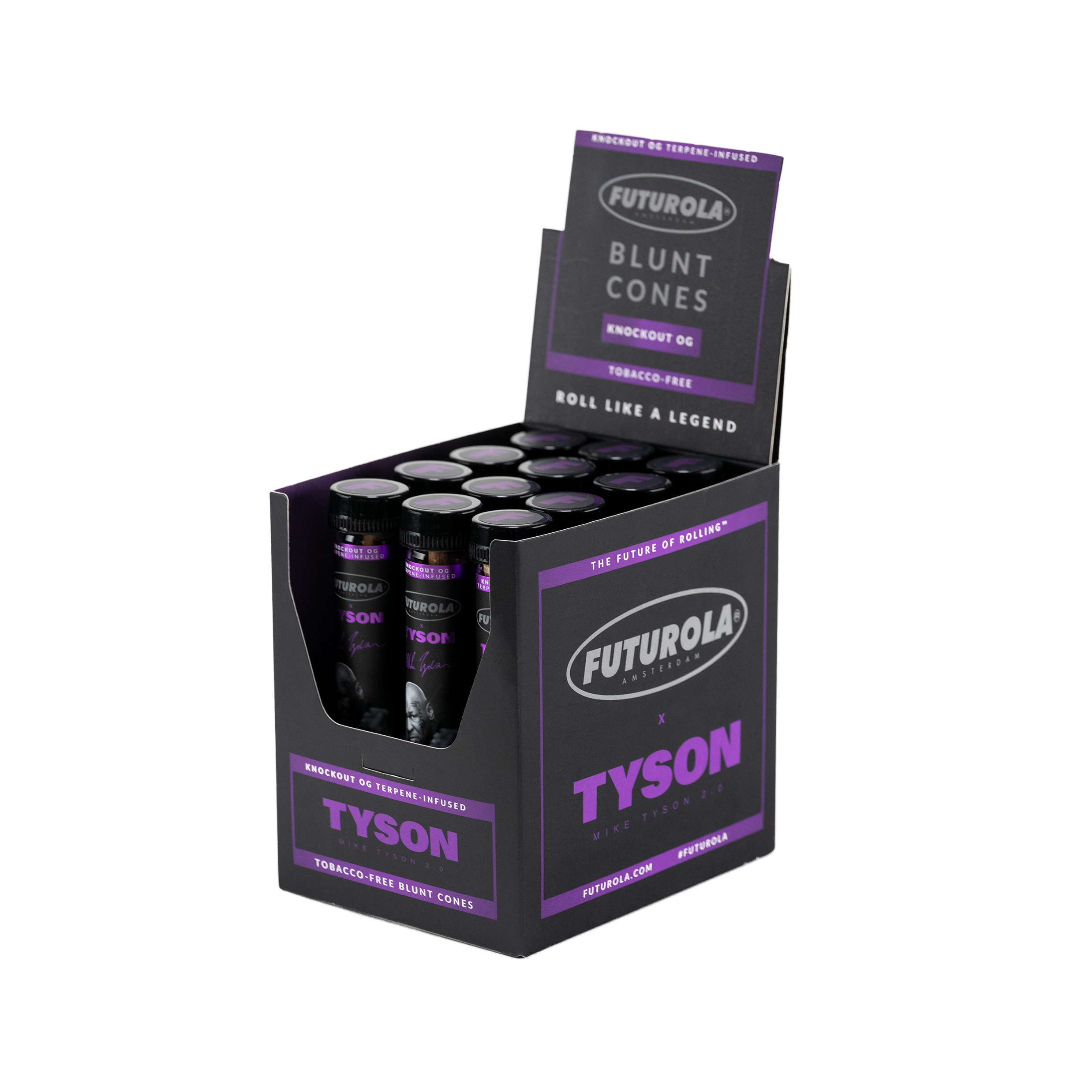 FUTUROLA X TYSON TOBACCO-FREE BLUNT CONES KNOCKOUT OG