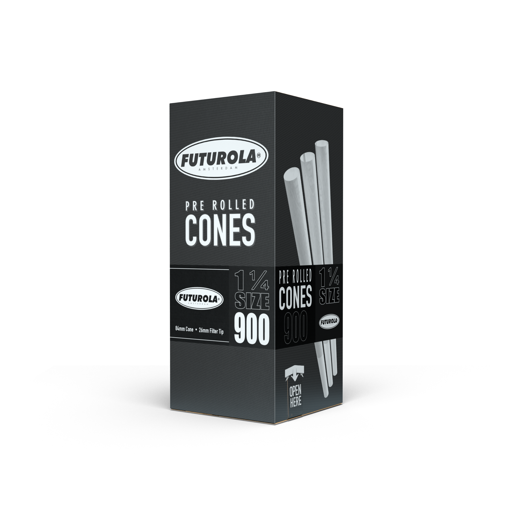 84/26 | STANDARD PAPER CONES | 1 1/4 [Wholesale] - FUTUROLA