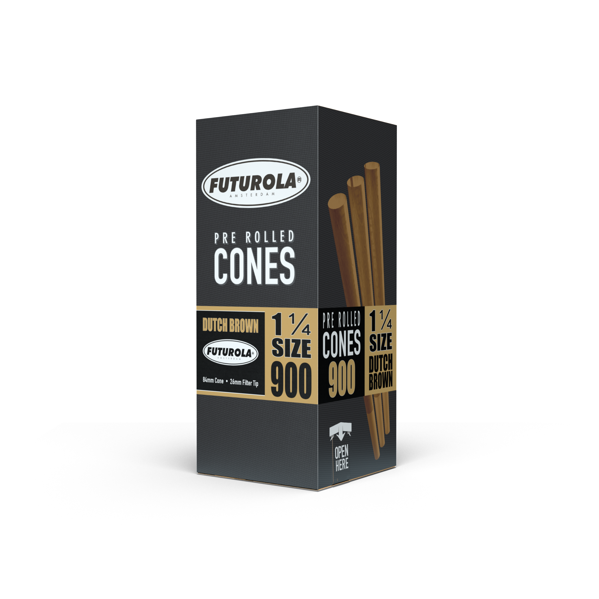 84/26 | STANDARD PAPER CONES | 1 1/4 [Wholesale] - FUTUROLA