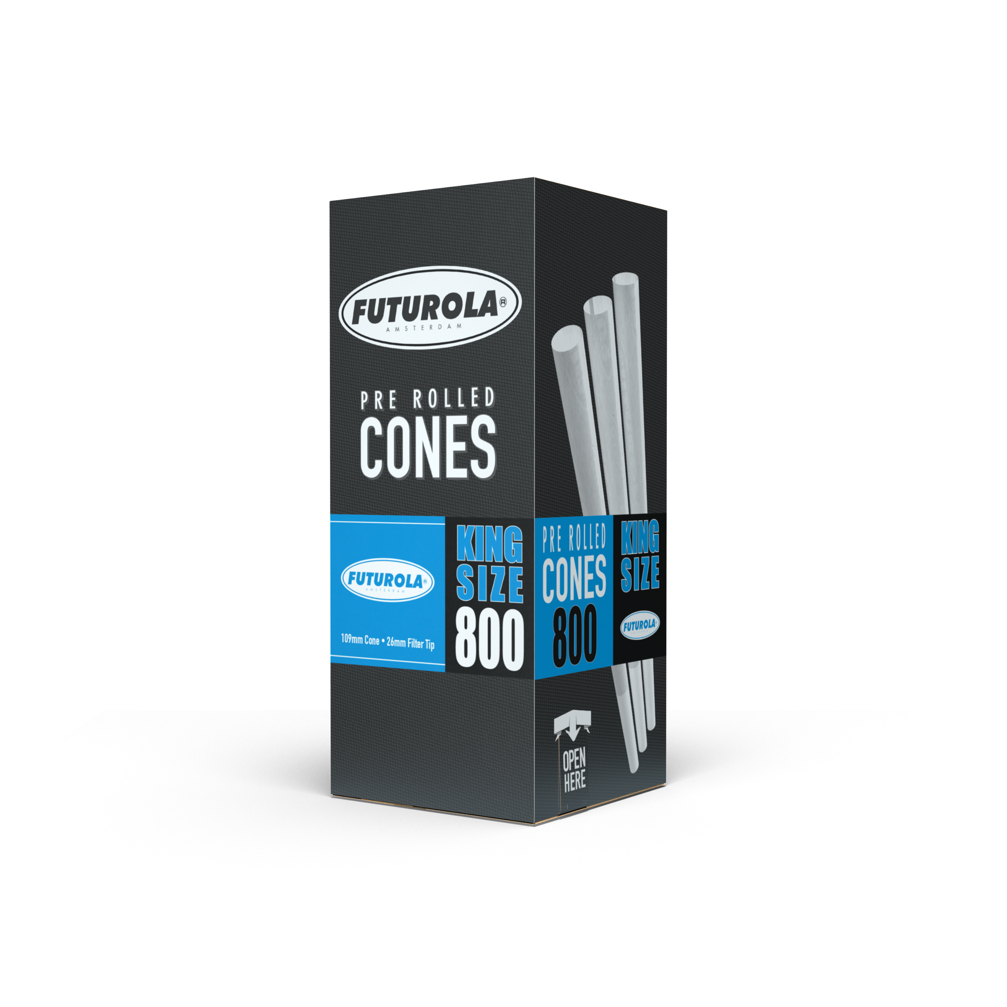 109/26 | STANDARD PAPER CONES | KING [Wholesale] - FUTUROLA