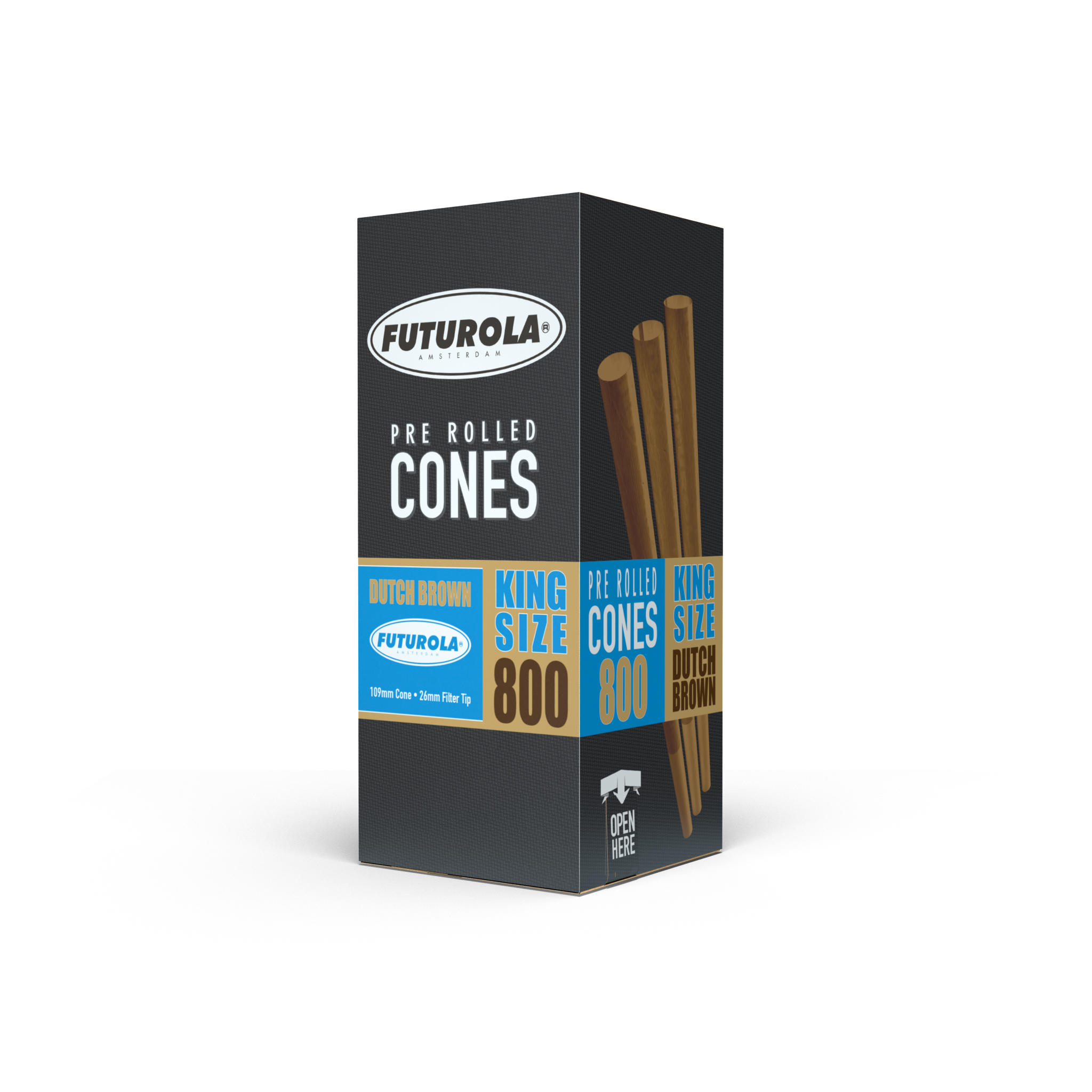 109/26 | STANDARD PAPER CONES | KING [Wholesale] - FUTUROLA