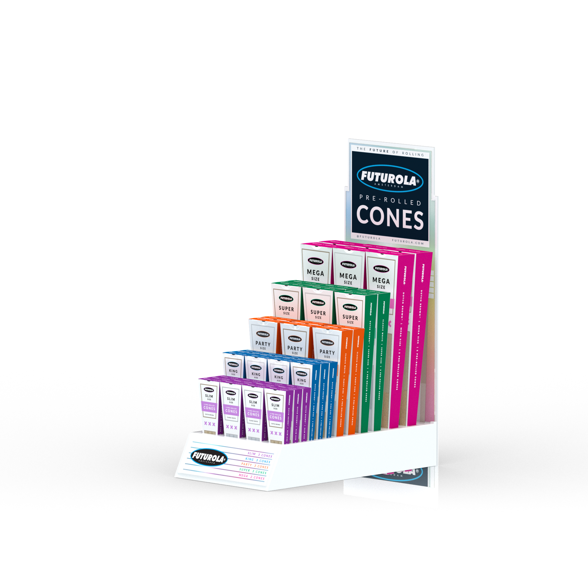 CLASSIC PRE-ROLLED CONES DISPLAY REFILL [Wholesale] - FUTUROLA