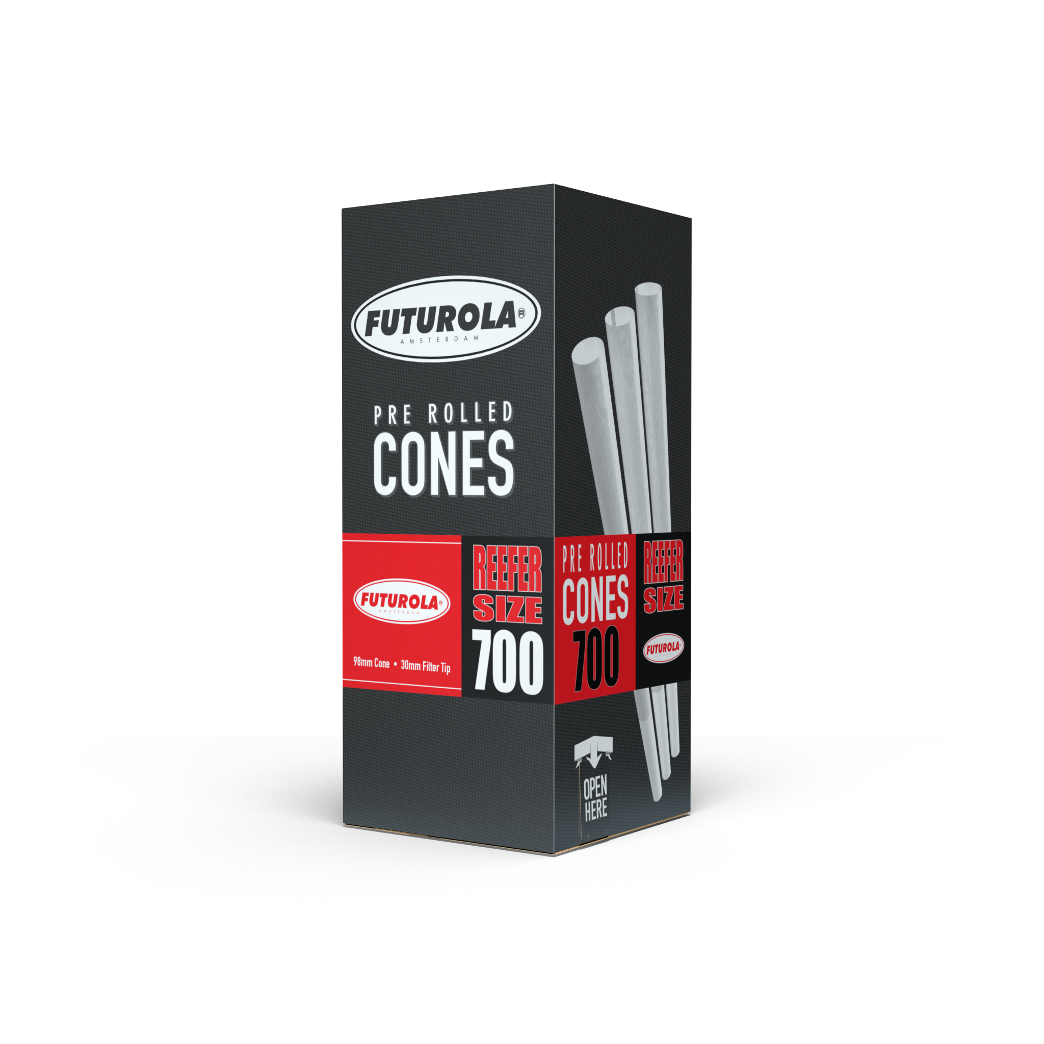 98/30 | SLENDER PAPER CONES | REEFER [Wholesale] - FUTUROLA