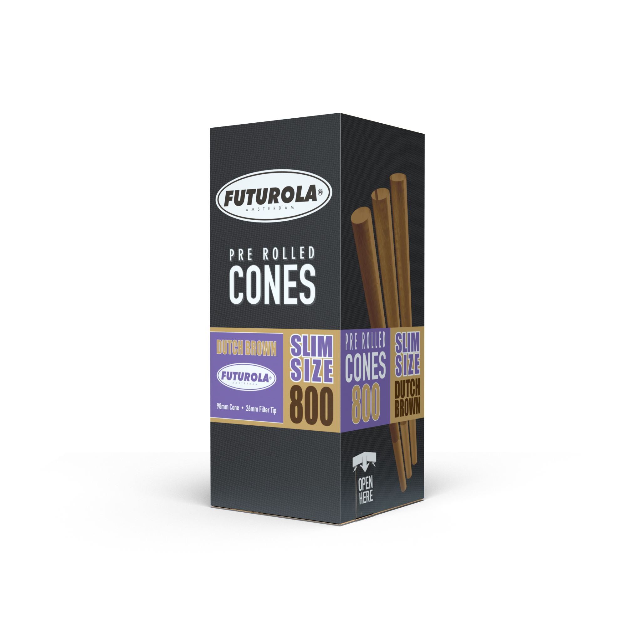 98/26 | STANDARD PAPER CONES | SLIM [Wholesale] - FUTUROLA
