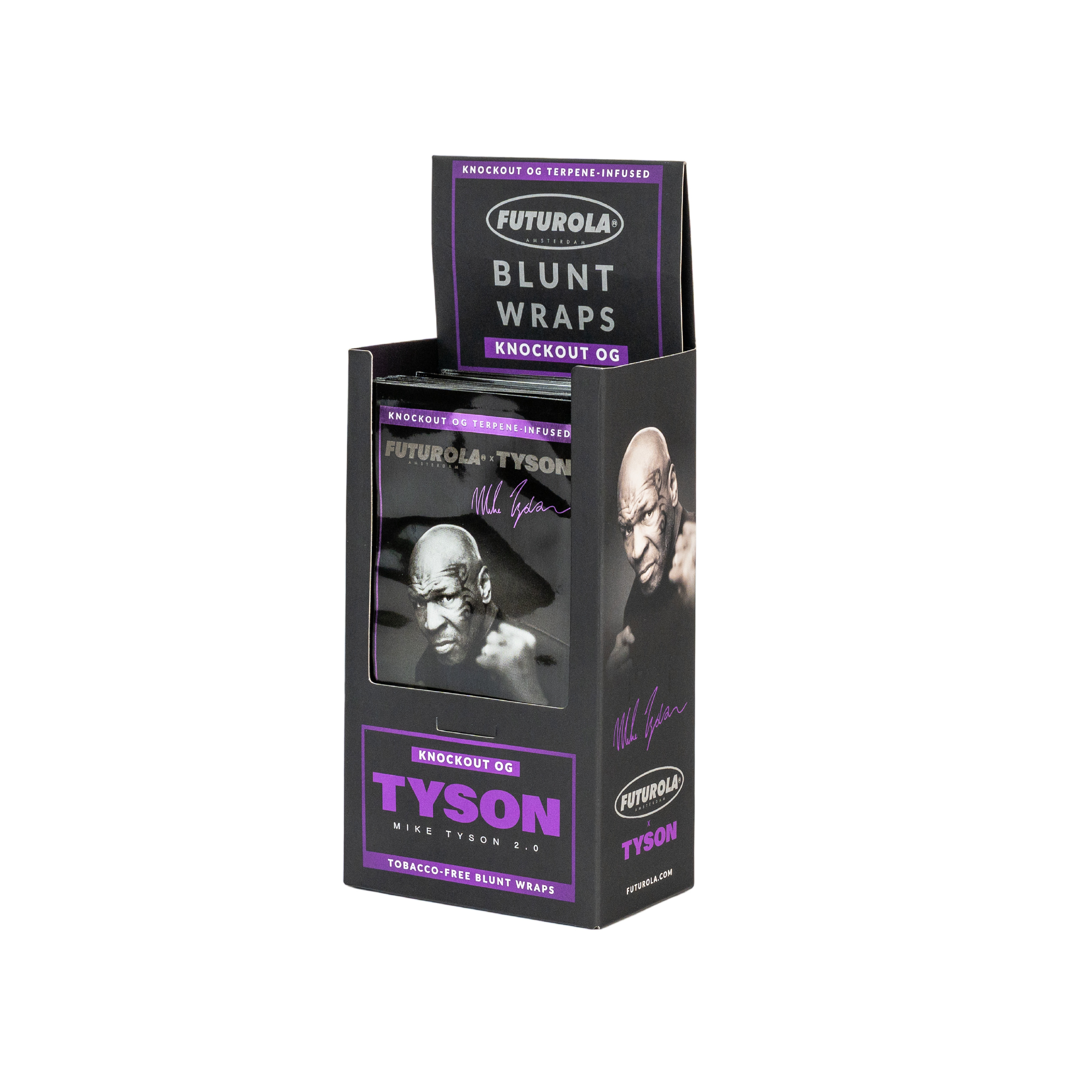 FUTUROLA X TYSON TOBACCO-FREE BLUNT WRAPS KNOCKOUT OG